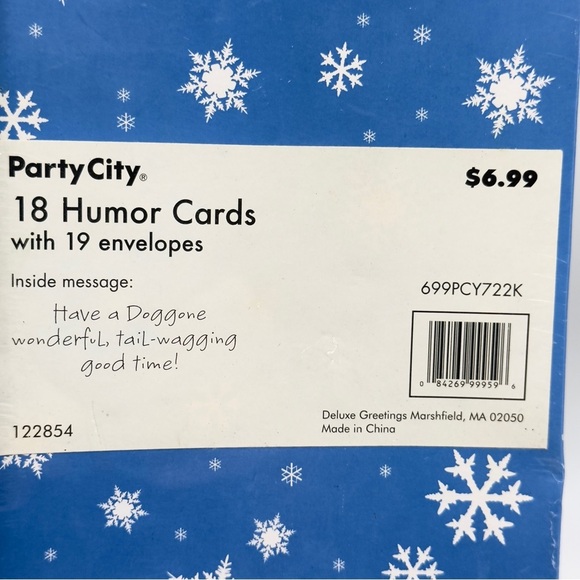 Sealed Holiday Card Lot of 49 Santa, JOY, Party City, Envelopes | Scrapbook - Picture 5 of 16
